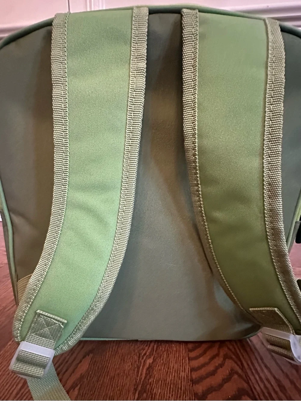 Lakeshore Kids Fold-Out Dinosaur Play Backpack - Green Trim